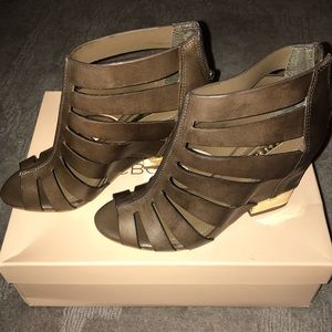 BCBGeneration Open Toe Booties - Size 6.5